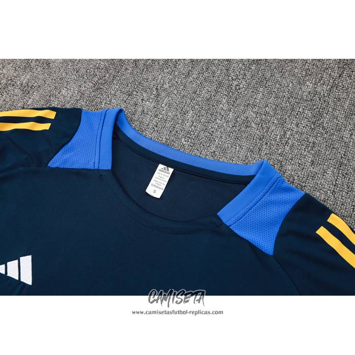 Chandal del Juventus 2024-2025 Manga Corta Azul - Pantalon Corto